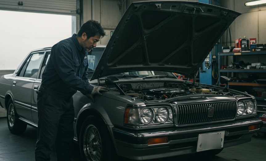 旧車も探せる　ガリバーの専門のメカニックが車両を管理する